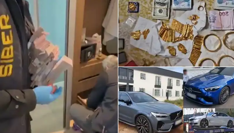 39 Şehirde Uyuşturucu Operasyonu: Balya Balya Paralar ve Lüks Araçlar Ele Geçirildi