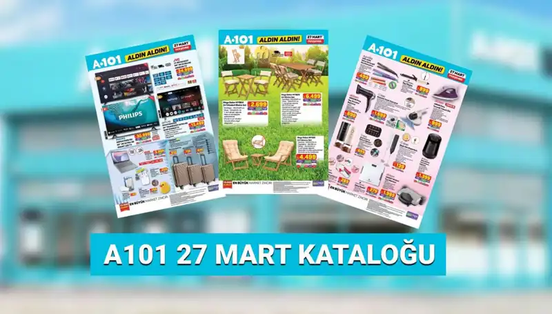 A101’in 27 Mart Aktüel Kataloğunda Kaçırılmayacak Ürünler Var!