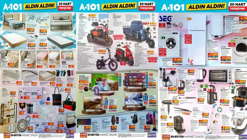 A101 Aktüel Kataloğu 20 Mart: Airfryer ve Daha Fazlası ile Geliyor!