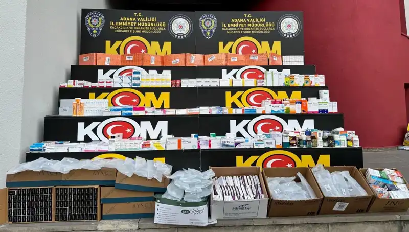 Adana'da Yasa Dışı İlaç Operasyonu: Onlarca Kilo ile Yakalandılar