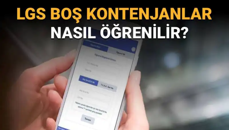 LGS Kontenjanları ve Taban Puanları: E-Okul'dan Nasıl Öğrenilir?