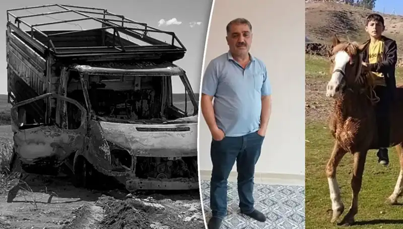 Diyarbakır'da Vahşice Öldürülen Baba-Oğul, Aynı Mezarda Sonsuzluğa Uğurlandı