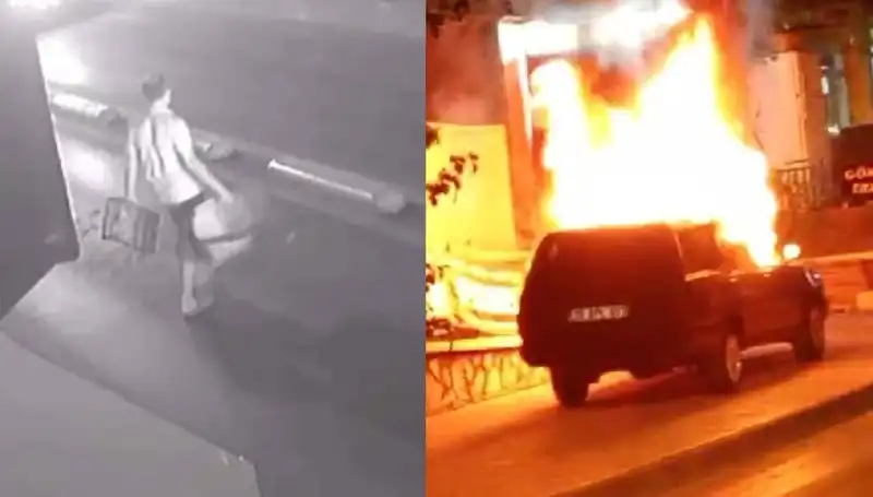 Boşanma Aşamasındaki Eşinin Aracını Yakan Şok Edici Olay!
